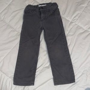 Gray/Straight leg/adjustable waist. Old Navy 3T.